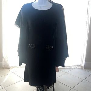 Knitted long sleeve dress